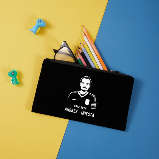 Neceser de terciopelo con cremallera 20,5x12,5