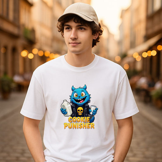 Camiseta dibujo blanca