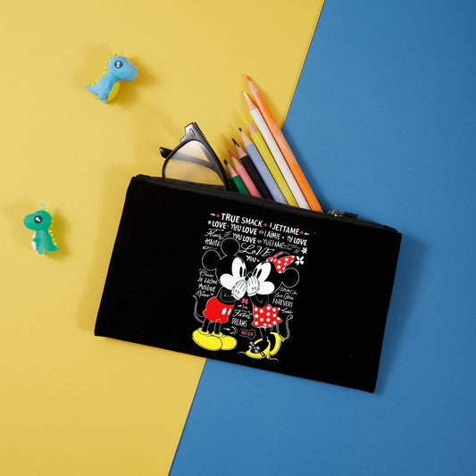 Neceser de terciopelo con cremallera 20,5x12,5