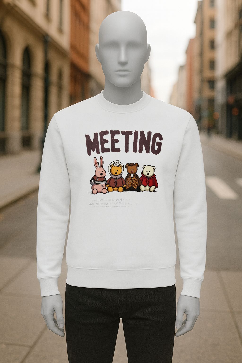 SUDADERA BLANCO