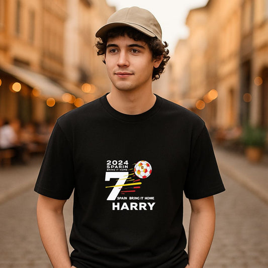 Camiseta dibujo negra