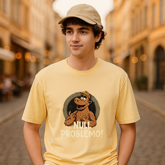 Camiseta dibujo beige