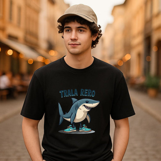 Camiseta dibujo negra