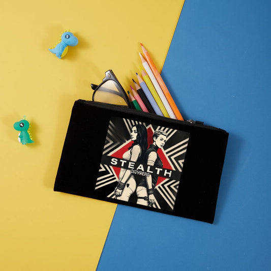 Neceser de terciopelo con cremallera 20,5x12,5