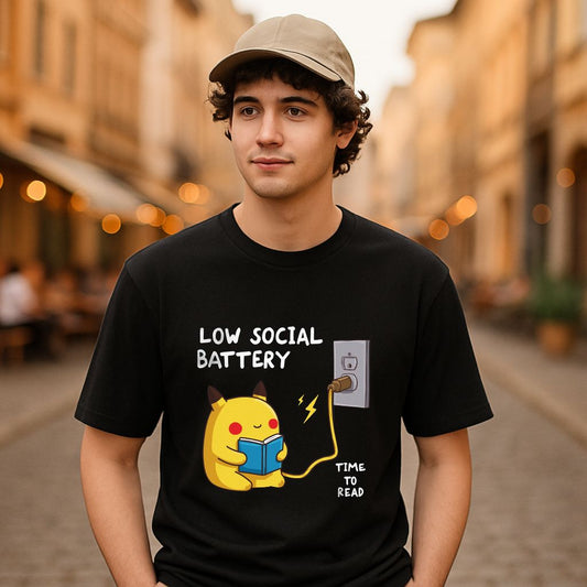 Camiseta dibujo negra