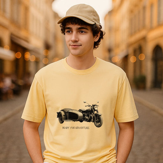 Camiseta dibujo beige