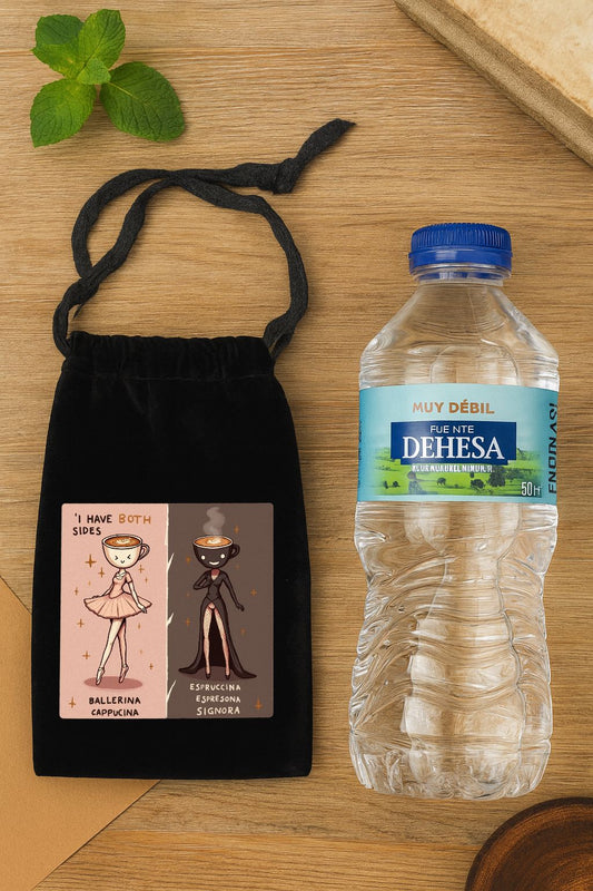 Bolso de terciopelo con cordon 19,5x10,9