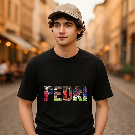 Camiseta dibujo negra