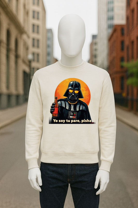 sudadera con dibujo BLANCO CREMA