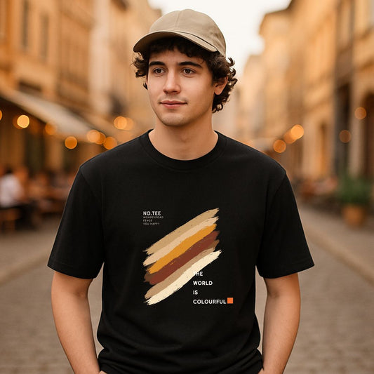 Camiseta dibujo negra