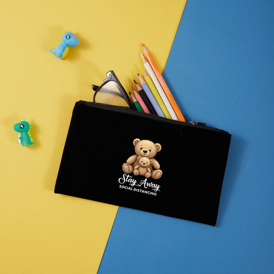 Neceser de terciopelo con cremallera 20,5x12,5