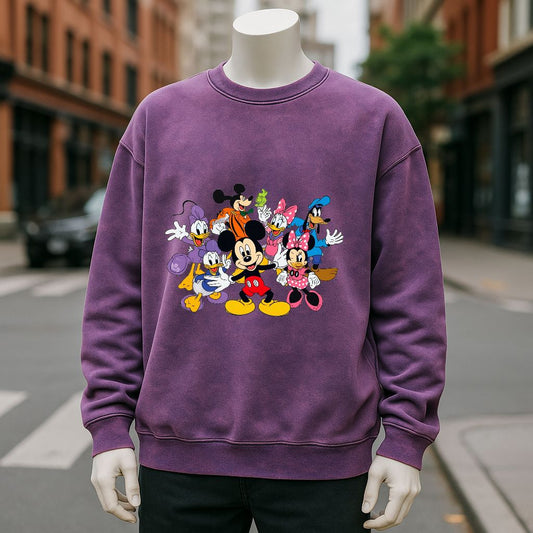 sudadera Púrpura lavado