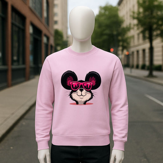 sudadera con dibujo ROSA