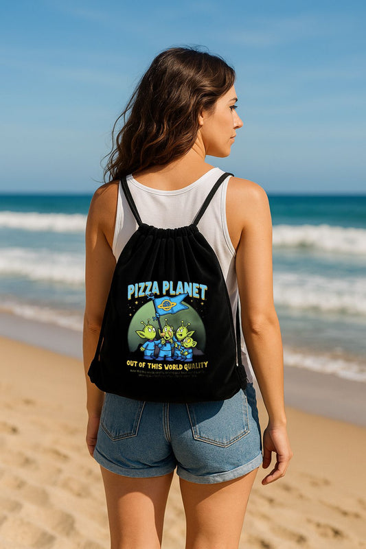 Mochila de terciopelo con cuerda 34x38