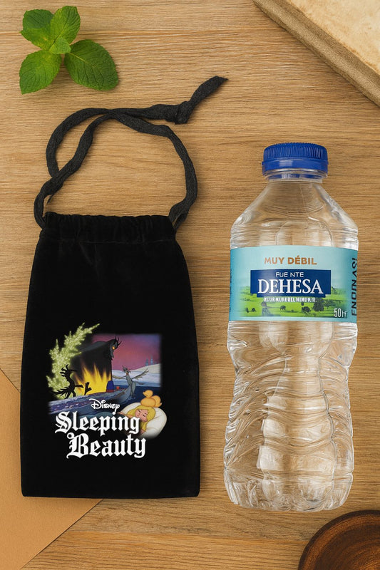 Bolso de terciopelo con cordon 19,5x10,9