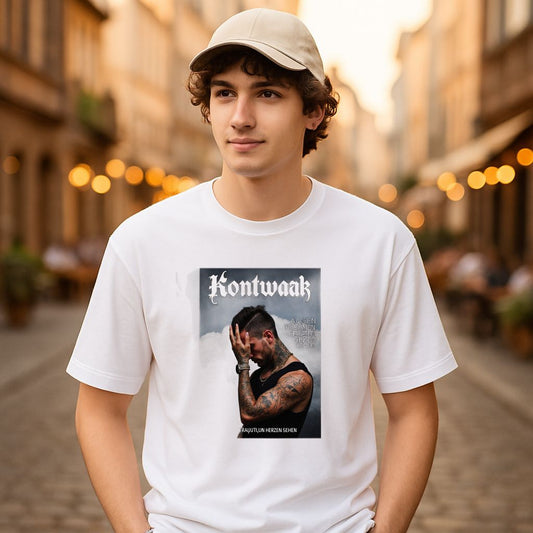 Camiseta dibujo blanca