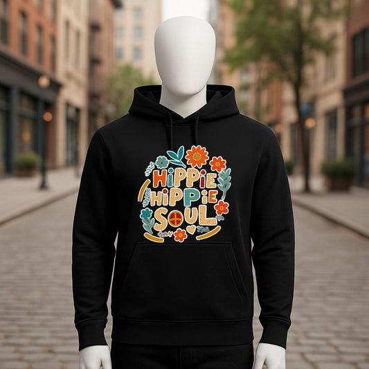 Sudadera negra con capucha