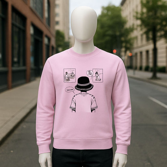sudadera con dibujo ROSA