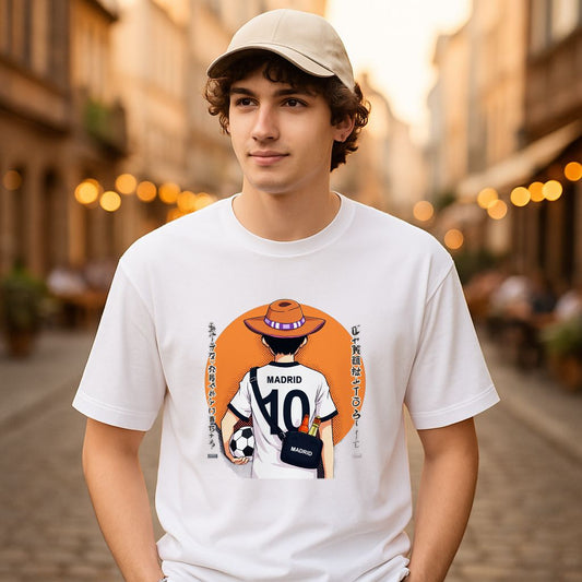 Camiseta dibujo blanca