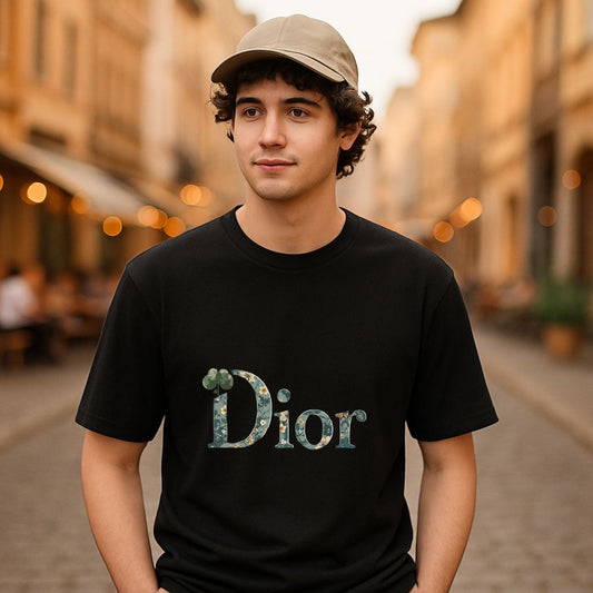 Camiseta dibujo negra