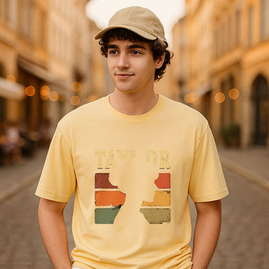 Camiseta dibujo beige