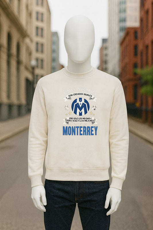 sudadera con dibujo BLANCO CREMA