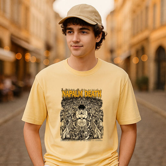 Camiseta dibujo beige