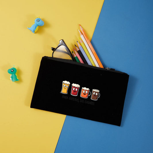 Neceser de terciopelo con cremallera 20,5x12,5