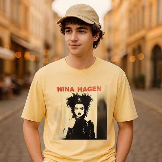 Camiseta dibujo beige