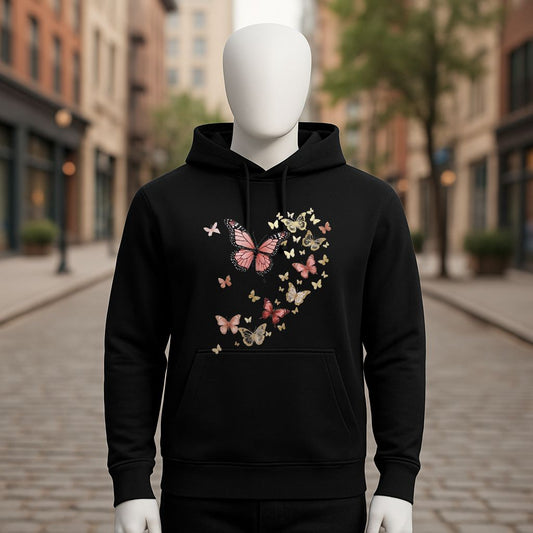 Sudadera negra con capucha