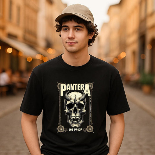 Camiseta dibujo negra