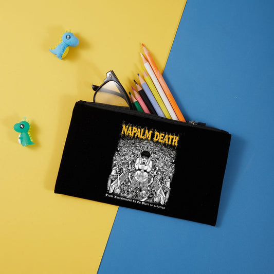 Neceser de terciopelo con cremallera 20,5x12,5