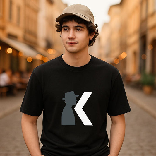 Camiseta dibujo negra