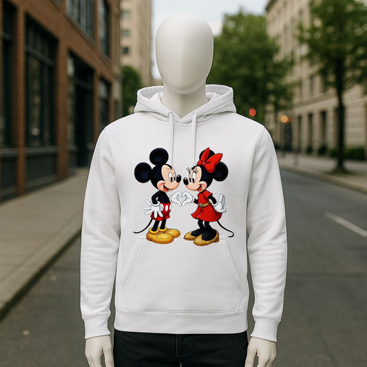 Sudadera con capucha blanca