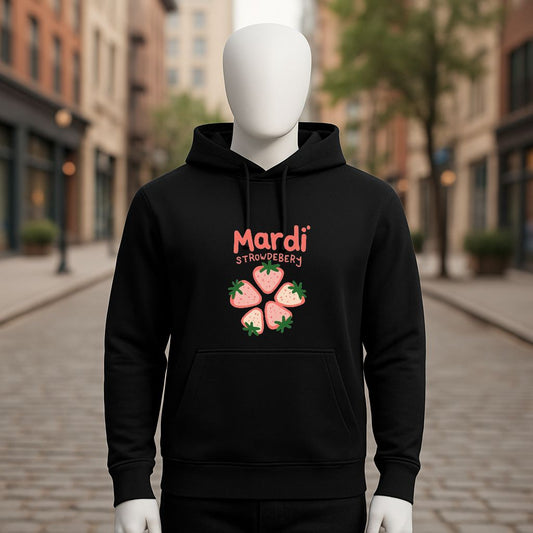 Sudadera negra con capucha