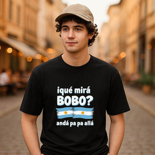 Camiseta dibujo negra