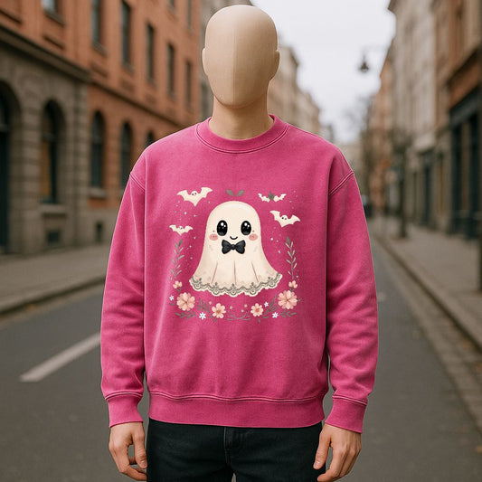 sudadera con dibujo ROSA ROJA