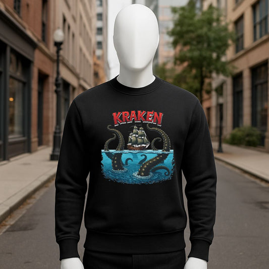 sudadera con dibujo NEGRO