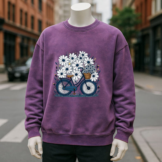 sudadera Púrpura lavado