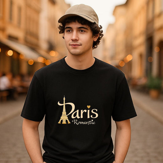 Camiseta dibujo negra