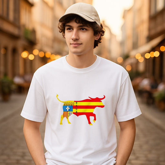 Camiseta dibujo blanca