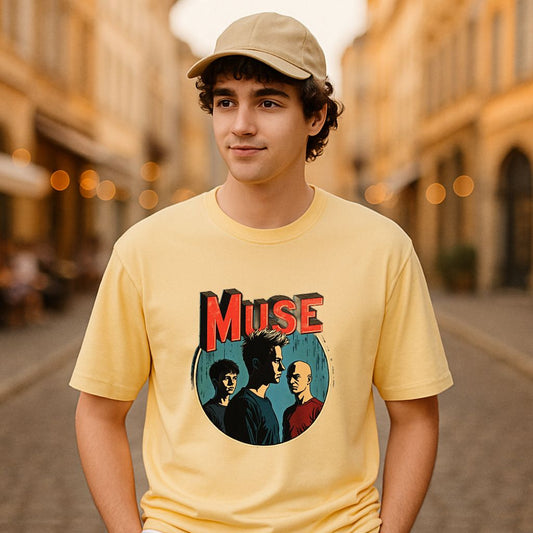 Camiseta dibujo beige