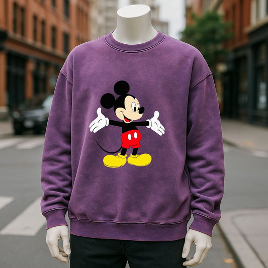 sudadera Púrpura lavado