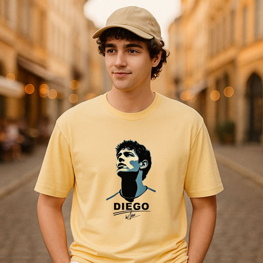 Camiseta dibujo beige