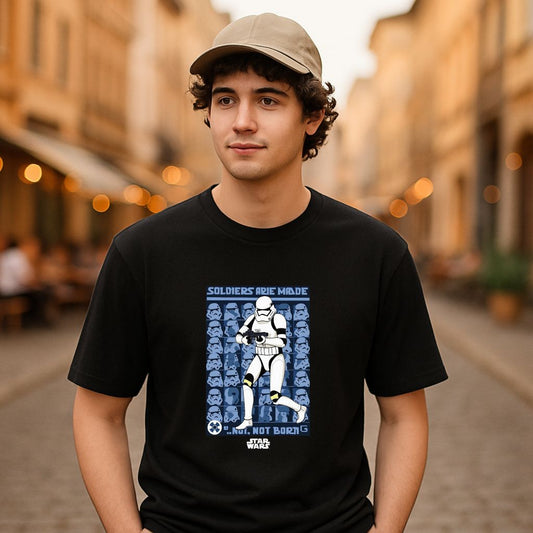 Camiseta dibujo negra