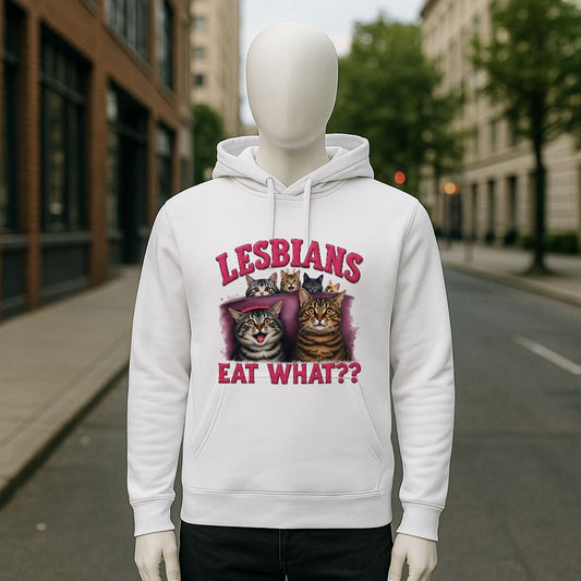 Sudadera con capucha blanca