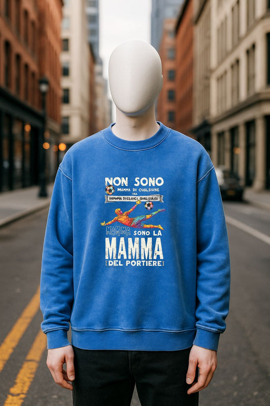 Sudadera azul Lavada