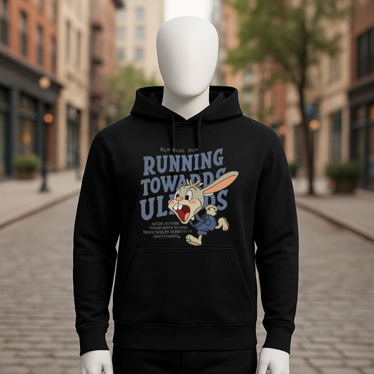 Sudadera negra con capucha