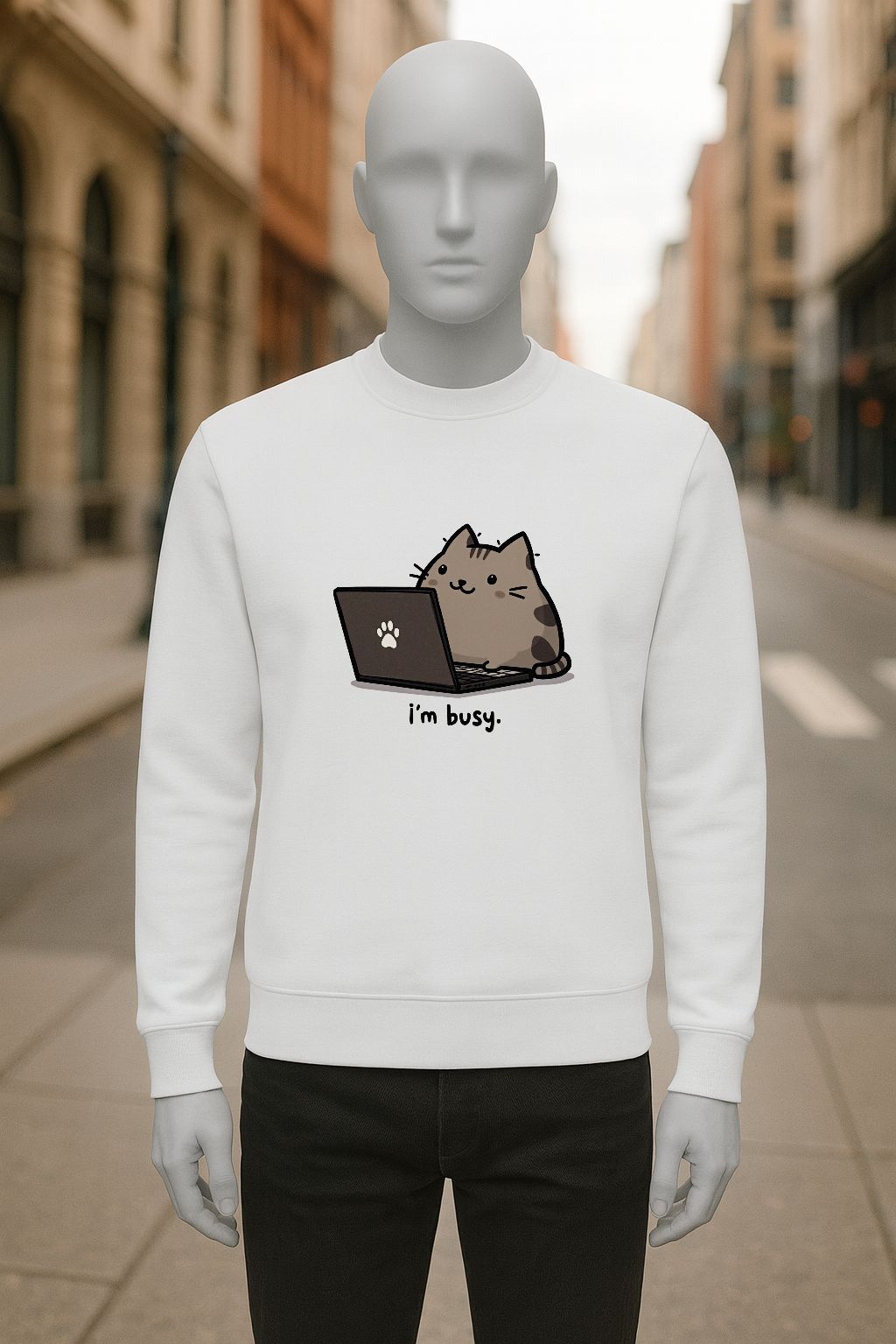 SUDADERA BLANCO