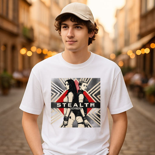 Camiseta dibujo blanca